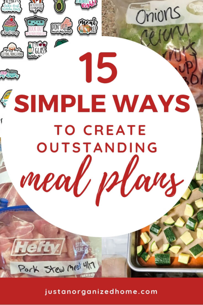 A roundup of 15 posts to get you started on your money-time-and-sanity saving meal plans. From basic meal plans to the truly unique--it's all here.